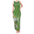 Africa King Proteas Dashiki Motif Tank Maxi Dress Green Style - Wonder Print Shop