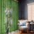 Africa King Proteas Dashiki Motif Window Curtain Green Style - Wonder Print Shop