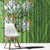 Africa King Proteas Dashiki Motif Window Curtain Green Style - Wonder Print Shop