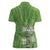 Africa King Proteas Dashiki Motif Women Polo Shirt Green Style - Wonder Print Shop