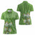Africa King Proteas Dashiki Motif Women Polo Shirt Green Style - Wonder Print Shop
