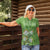 Africa King Proteas Dashiki Motif Women Polo Shirt Green Style - Wonder Print Shop
