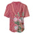 Africa King Proteas Dashiki Motif Baseball Jersey Peach Style LT9 - Wonder Print Shop