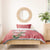 Africa King Proteas Dashiki Motif Bedding Set Peach Style LT9 - Wonder Print Shop