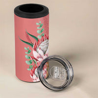 Africa King Proteas Dashiki Motif 4 in 1 Can Cooler Tumbler Peach Style LT9 - Wonder Print Shop