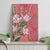 Africa King Proteas Dashiki Motif Canvas Wall Art Peach Style LT9 - Wonder Print Shop