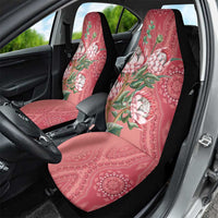 Africa King Proteas Dashiki Motif Car Seat Cover Peach Style LT9 - Wonder Print Shop