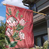 Africa King Proteas Dashiki Motif Garden Flag Peach Style - Wonder Print Shop