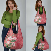 Africa King Proteas Dashiki Motif Grocery Bag Peach Style