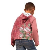 Africa King Proteas Dashiki Motif Kid Hoodie Peach Style - Wonder Print Shop