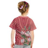 Africa King Proteas Dashiki Motif Kid T Shirt Peach Style - Wonder Print Shop