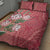 Africa King Proteas Dashiki Motif Quilt Bed Set Peach Style - Wonder Print Shop