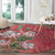 Africa King Proteas Dashiki Motif Round Carpet Peach Style