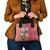 Africa King Proteas Dashiki Motif Shoulder Handbag Peach Style