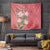 Africa King Proteas Dashiki Motif Tapestry Peach Style - Wonder Print Shop