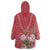 Africa King Proteas Dashiki Motif Wearable Blanket Hoodie Peach Style - Wonder Print Shop
