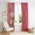 Africa King Proteas Dashiki Motif Window Curtain Peach Style - Wonder Print Shop