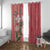 Africa King Proteas Dashiki Motif Window Curtain Peach Style - Wonder Print Shop