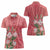 Africa King Proteas Dashiki Motif Women Polo Shirt Peach Style - Wonder Print Shop