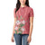 Africa King Proteas Dashiki Motif Women Polo Shirt Peach Style - Wonder Print Shop