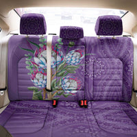 Africa King Proteas Dashiki Motif Back Car Seat Cover Violet Style LT9 - Wonder Print Shop
