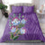 Africa King Proteas Dashiki Motif Bedding Set Violet Style LT9 - Wonder Print Shop