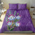 Africa King Proteas Dashiki Motif Bedding Set Violet Style LT9 - Wonder Print Shop