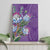 Africa King Proteas Dashiki Motif Canvas Wall Art Violet Style LT9 - Wonder Print Shop