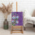 Africa King Proteas Dashiki Motif Canvas Wall Art Violet Style LT9 - Wonder Print Shop