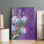 Africa King Proteas Dashiki Motif Canvas Wall Art Violet Style LT9 - Wonder Print Shop
