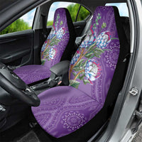 Africa King Proteas Dashiki Motif Car Seat Cover Violet Style LT9 - Wonder Print Shop