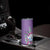 Africa King Proteas Dashiki Motif Skinny Tumbler Violet Style - Wonder Print Shop