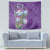 Africa King Proteas Dashiki Motif Tapestry Violet Style - Wonder Print Shop