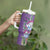 Africa King Proteas Dashiki Motif Tumbler With Handle Violet Style - Wonder Print Shop