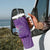 Africa King Proteas Dashiki Motif Tumbler With Handle Violet Style - Wonder Print Shop