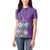 Africa King Proteas Dashiki Motif Women Polo Shirt Violet Style - Wonder Print Shop