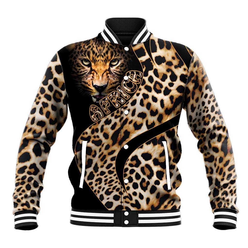 Africa Leopard Skin Pattern Baseball Jacket Version 01 LT9 - Wonder Print Shop