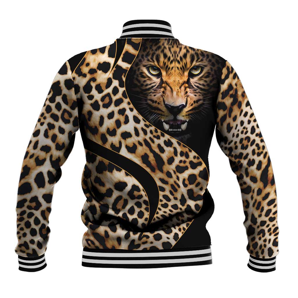 Africa Leopard Skin Pattern Baseball Jacket Version 01 LT9 - Wonder Print Shop