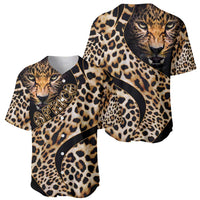 Africa Leopard Skin Pattern Baseball Jersey Version 01 LT9 - Wonder Print Shop