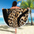 Africa Leopard Skin Pattern Beach Blanket Version 01 LT9 - Wonder Print Shop