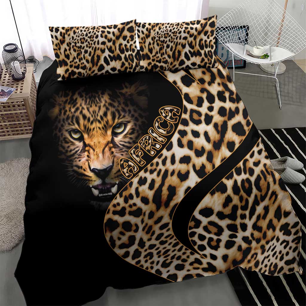 Africa Leopard Skin Pattern Bedding Set Version 01 LT9 - Wonder Print Shop