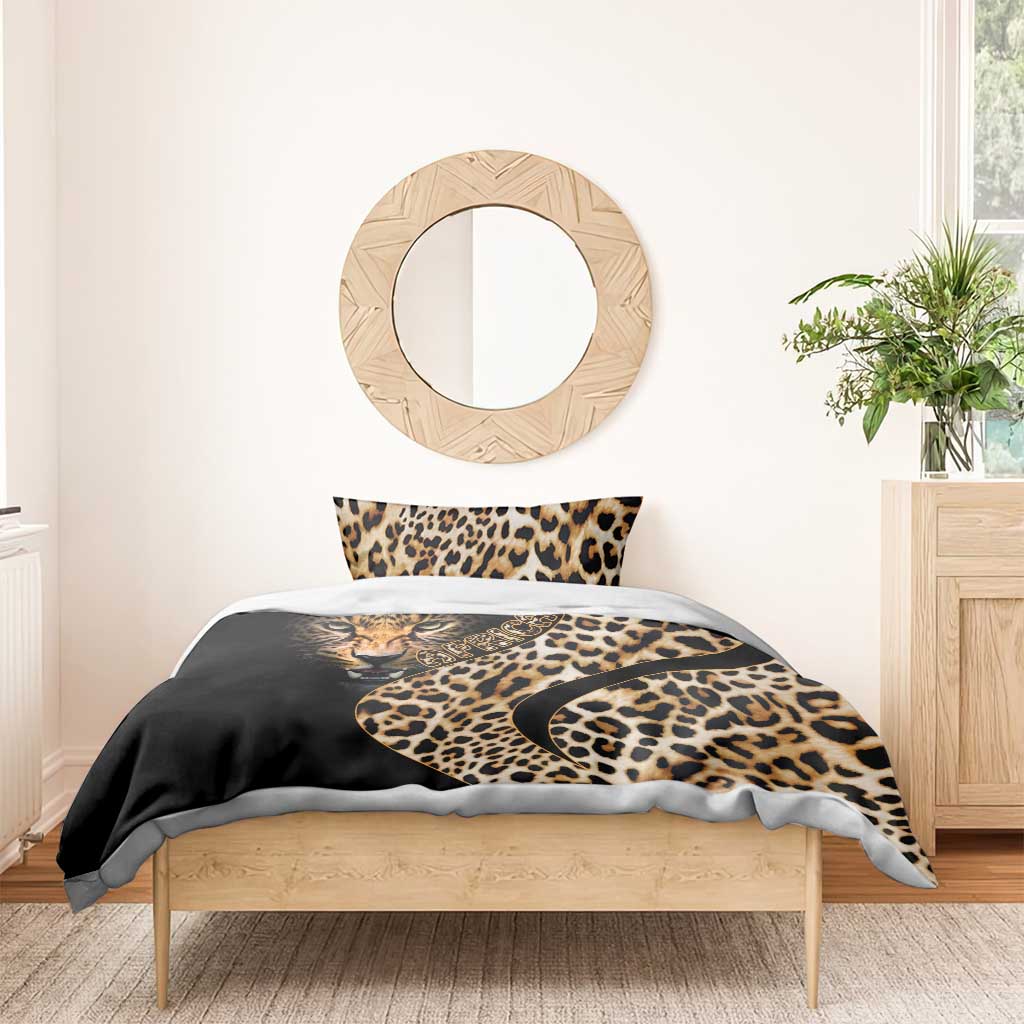 Africa Leopard Skin Pattern Bedding Set Version 01 LT9 - Wonder Print Shop