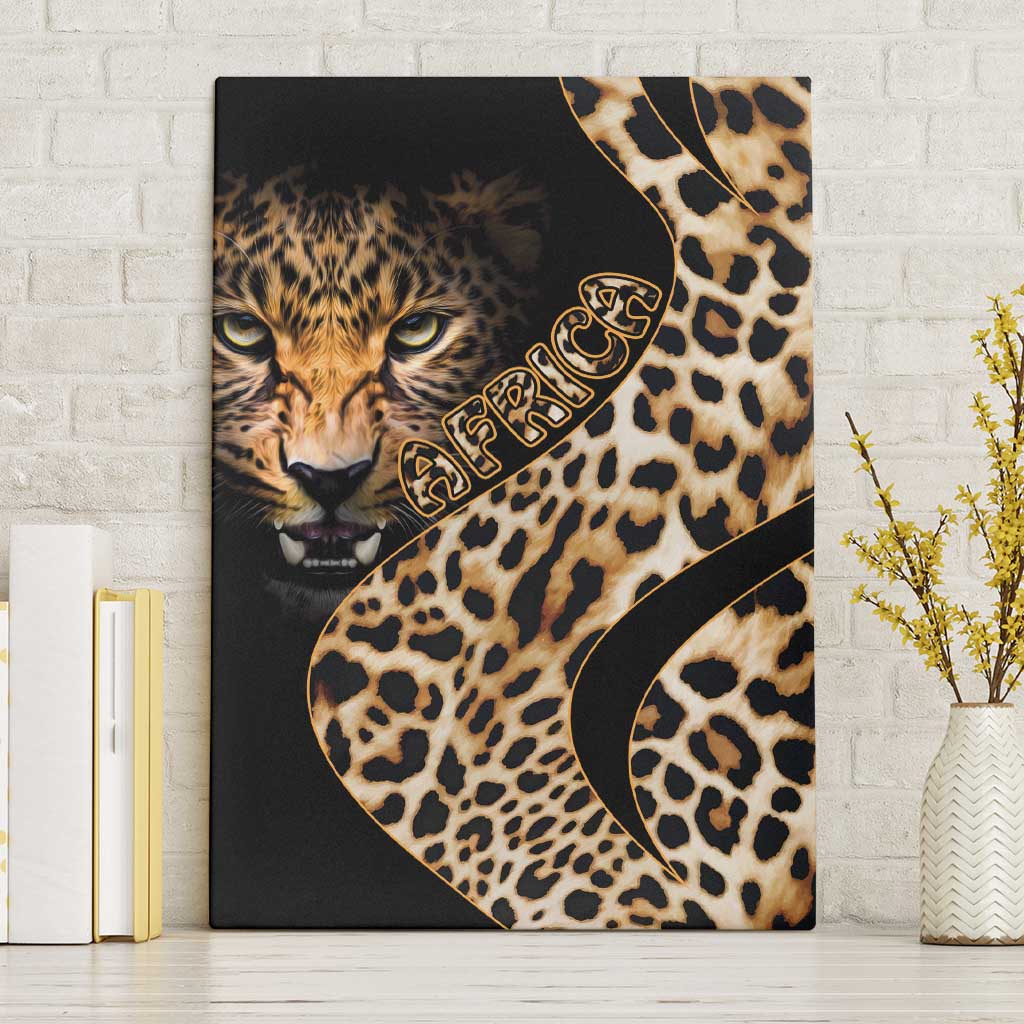 Africa Leopard Skin Pattern Canvas Wall Art Version 01 LT9 - Wonder Print Shop