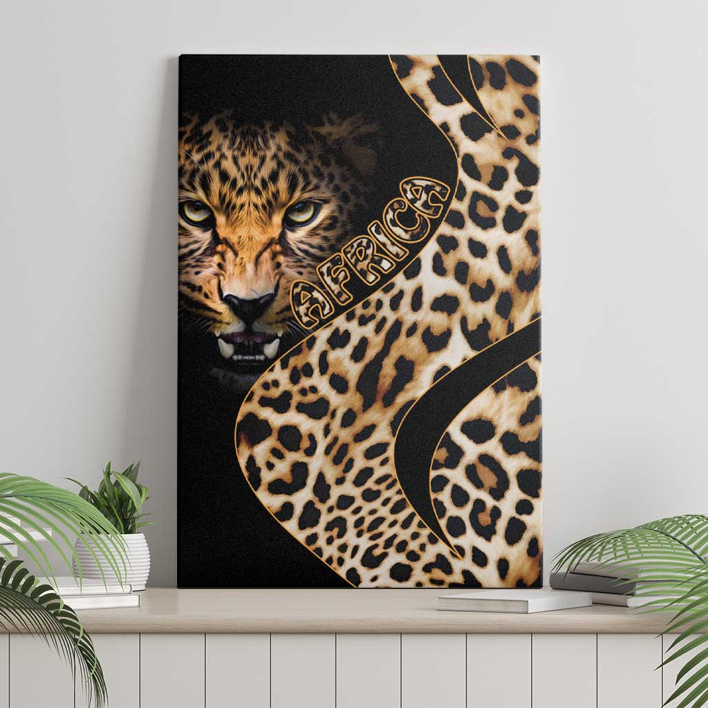 Africa Leopard Skin Pattern Canvas Wall Art Version 01 LT9 - Wonder Print Shop