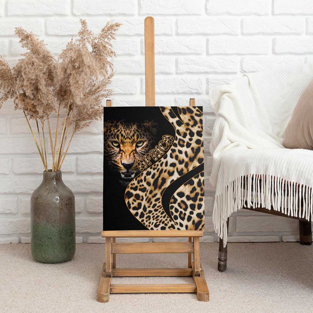 Africa Leopard Skin Pattern Canvas Wall Art Version 01 LT9 - Wonder Print Shop