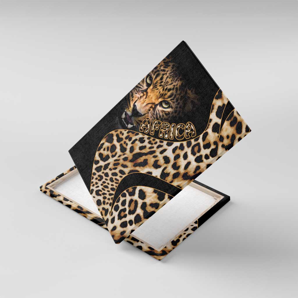 Africa Leopard Skin Pattern Canvas Wall Art Version 01 LT9 - Wonder Print Shop
