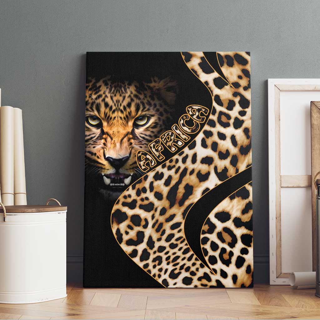 Africa Leopard Skin Pattern Canvas Wall Art Version 01 LT9 - Wonder Print Shop