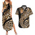 Africa Leopard Skin Pattern Couples Matching Summer Maxi Dress and Hawaiian Shirt Version 01 LT9 - Wonder Print Shop