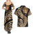 Africa Leopard Skin Pattern Couples Matching Summer Maxi Dress and Hawaiian Shirt Version 01 LT9 - Wonder Print Shop