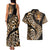 Africa Leopard Skin Pattern Couples Matching Tank Maxi Dress and Hawaiian Shirt Version 01 LT9 - Wonder Print Shop